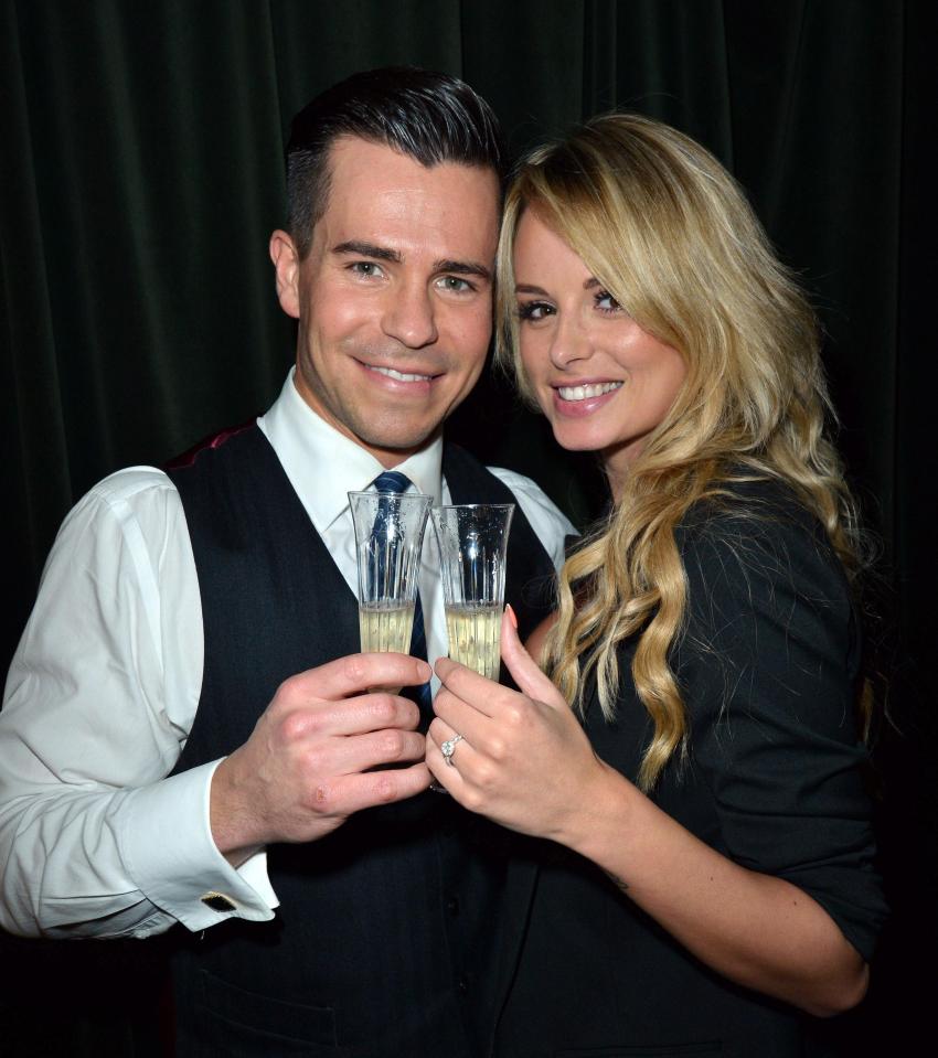  Former Coronation Street star Oliver proposed to Rhian in 2014