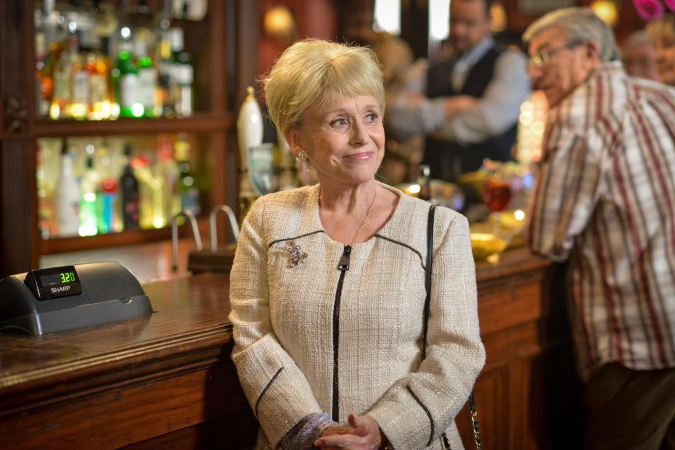  Barbara's portrayal of feisty landlady Peggy Mitchell was a big hit in EastEnders