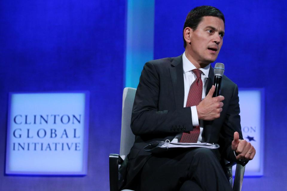  David Miliband is re-launching his UK political career this week