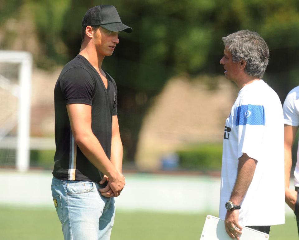  Jose Mourinho worked with the forward at Inter in 2009