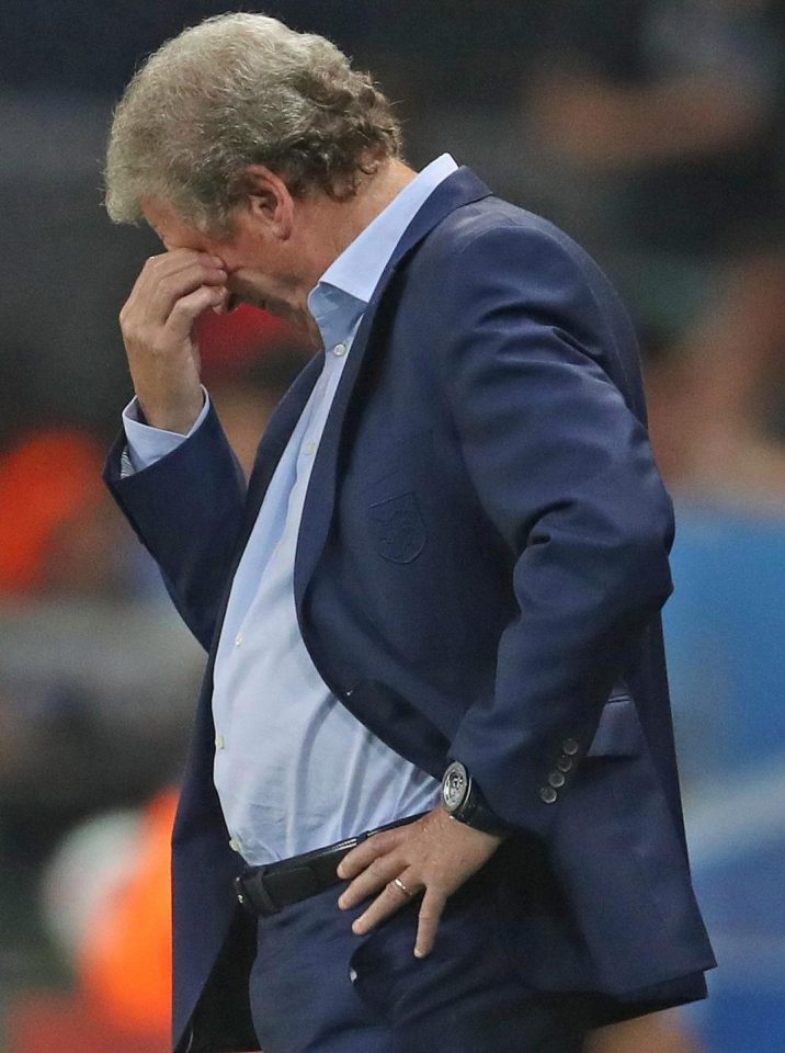  Roy Hodgson was devastated when his England side exited to Iceland at Euro 2016