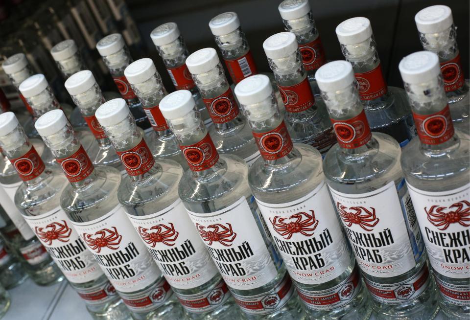  The average Russian adult drinks around 20 litres of vodka a year