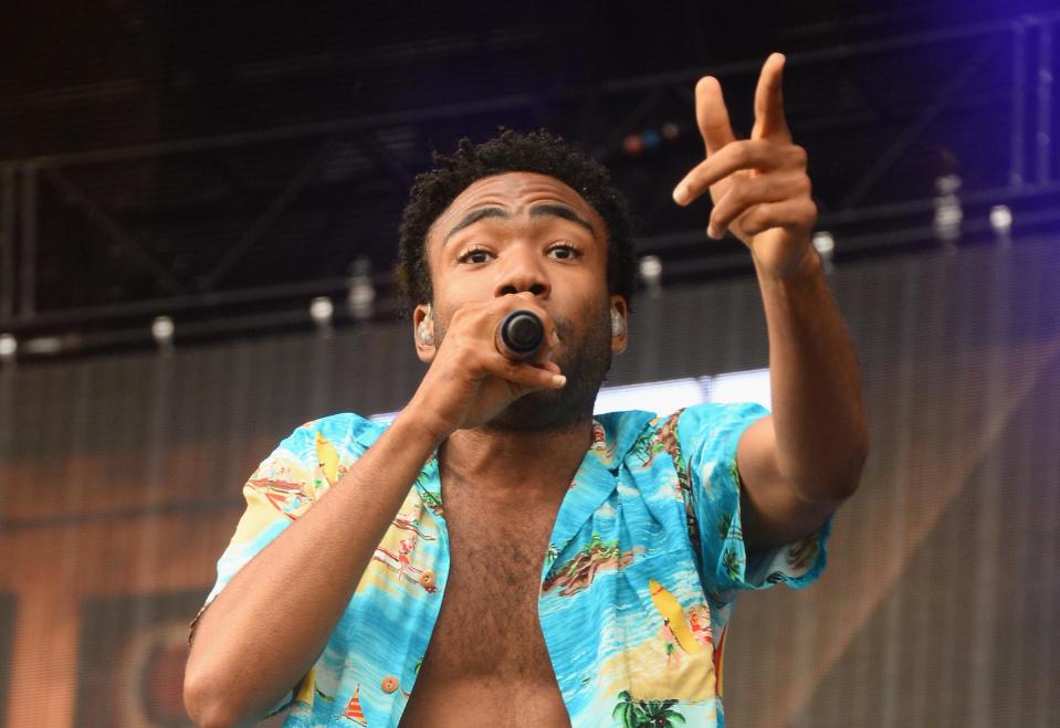  The actor performs as Childish Gambino