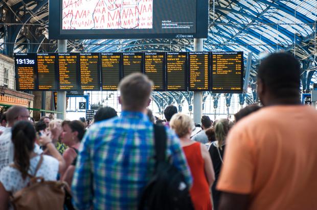 Commuters were furious after being caught up in travel chaos