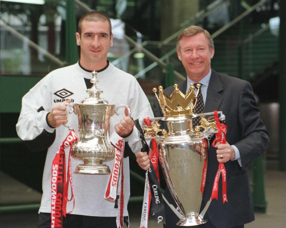 Cantona, 51, won four Premier League titles with Manchester United after joining from Leeds in 1992