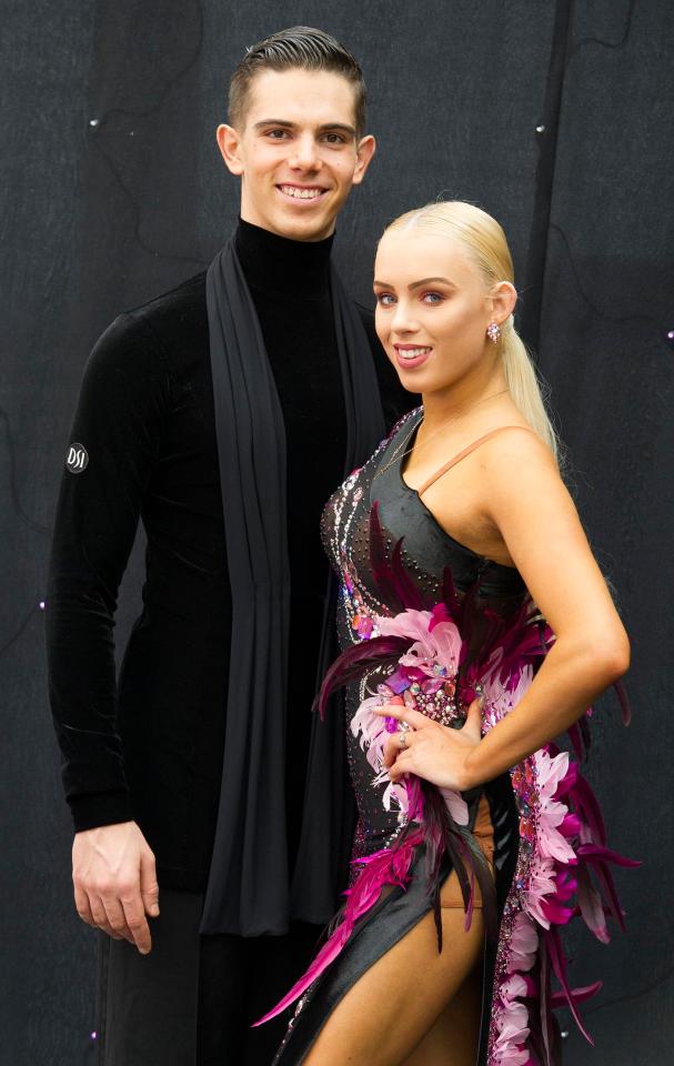  Ukrainian dancer Kirill Douzhik with dancing partner Alicia