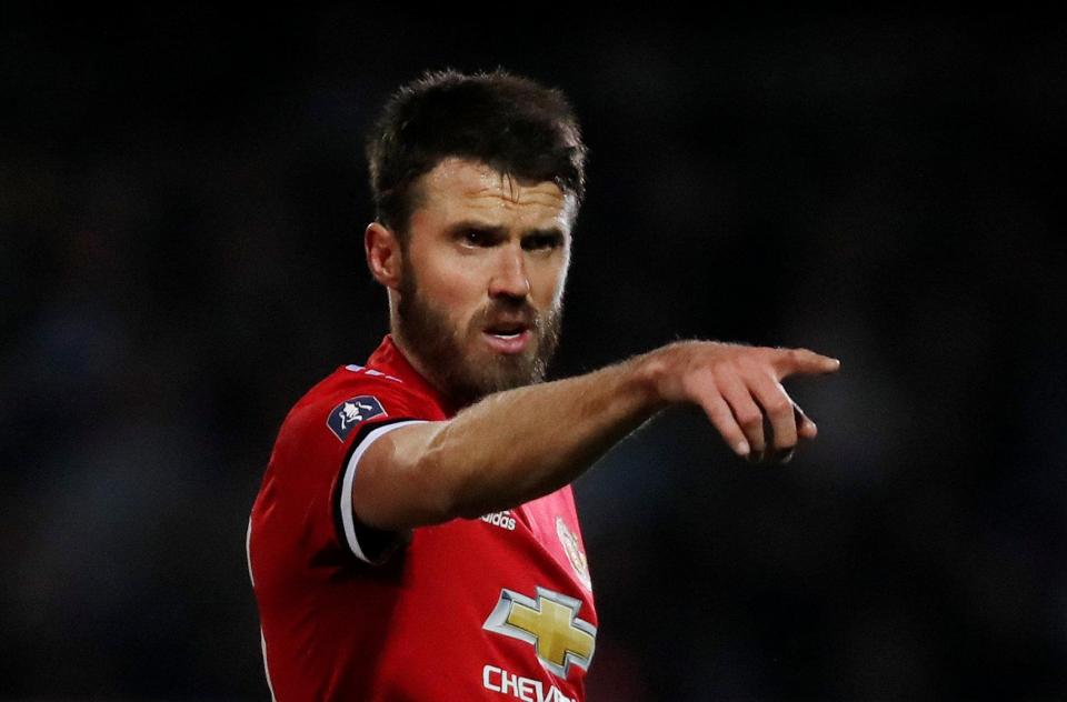 Michael Carrick will start the match against Watford at Old Trafford in his final game for the club