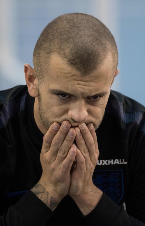  Jack Wilshere was overlooked as Gareth Southgate opted to go with a youthful England squad in Russia