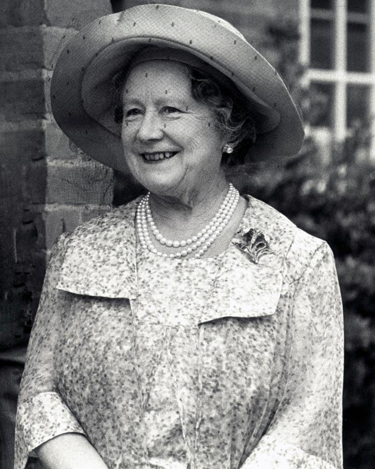  The Queen Mother in Suffolk in 1975