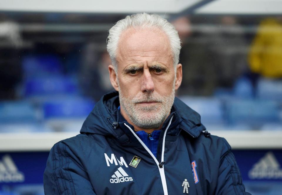  Mick McCarthy left Portman Road last month after six years in charge