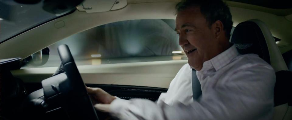  Sun columnist Jeremy looked at home in a car for the trailer for Who Wants To Be A Millionaire?