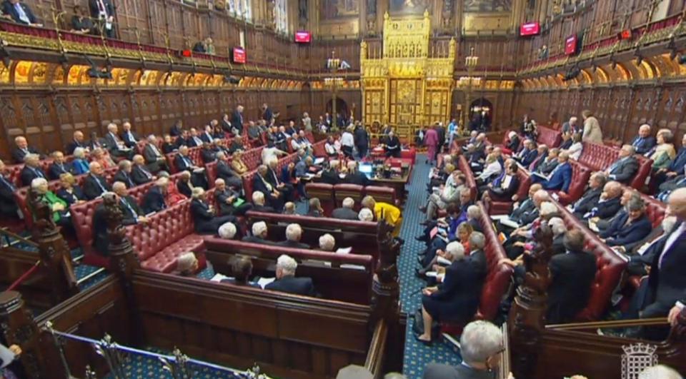  The House of Lords has voted for new curbs on the press