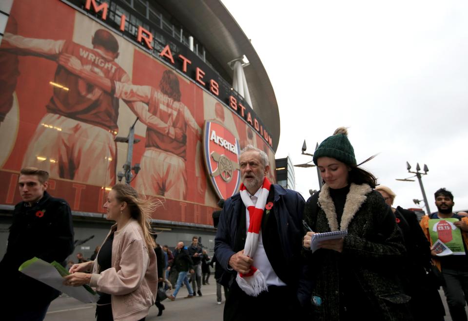  Arsenal fan Jeremy Corbyn has paid tribute to departing boss Arsene Wenger