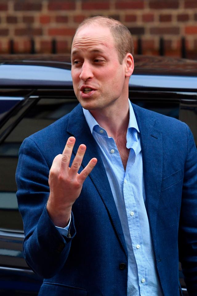  New dad Prince William is finding it hard to keep up with all his heirs