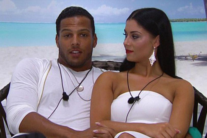 Cally Jane Beech and Luis Morrison in Love Island