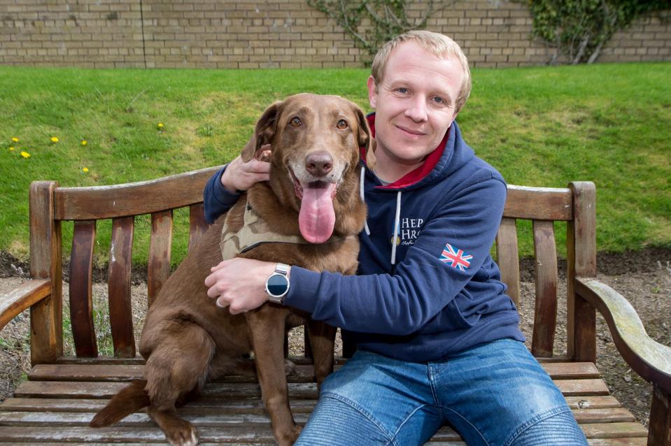  Keda gets a hug from Jonathon Wilson for her help with ex-service personnel