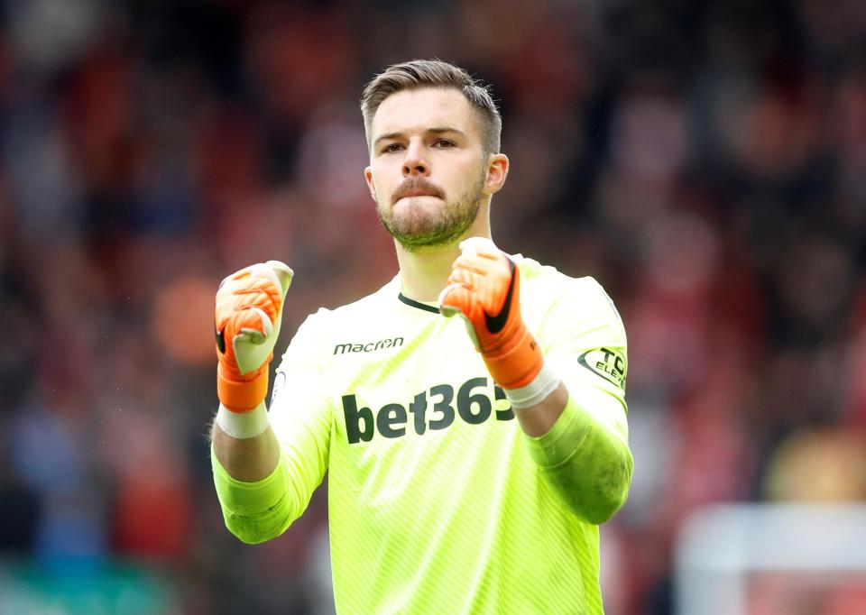  Stoke want £30million for goalkeeper Jack Butland