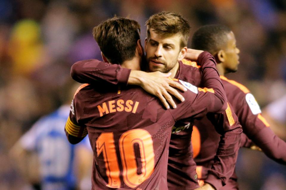  Barcelona centre-back Gerard Pique and Messi have since become icons at the Nou Camp