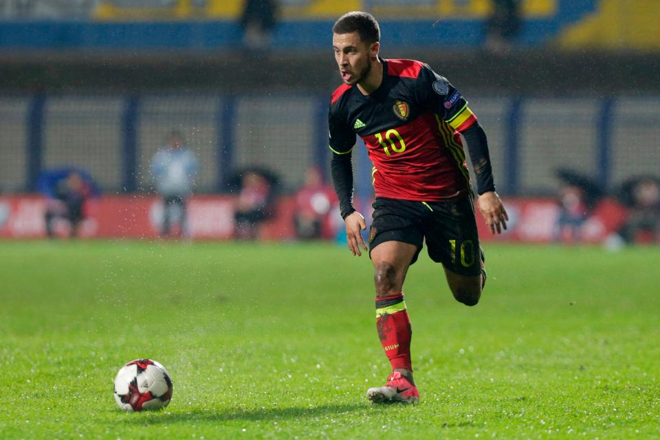  Chelsea's Eden Hazard is one of the biggest stars of the Belgian side