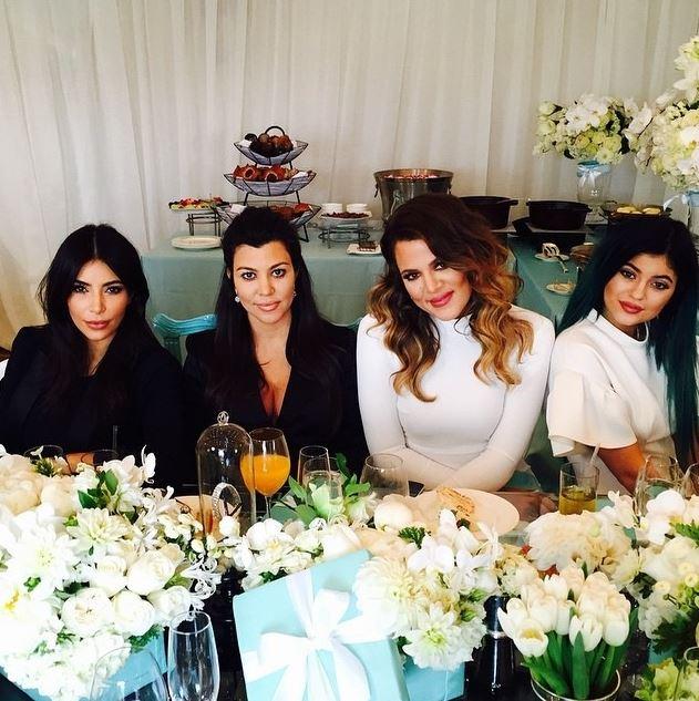  Kourtney had a Breakfast at Tiffany-themed event for baby Reign