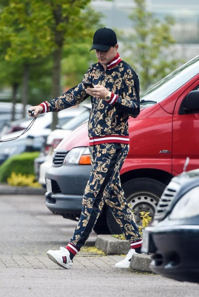  The Swiss midfielder is no stranger to showing off his latest attire