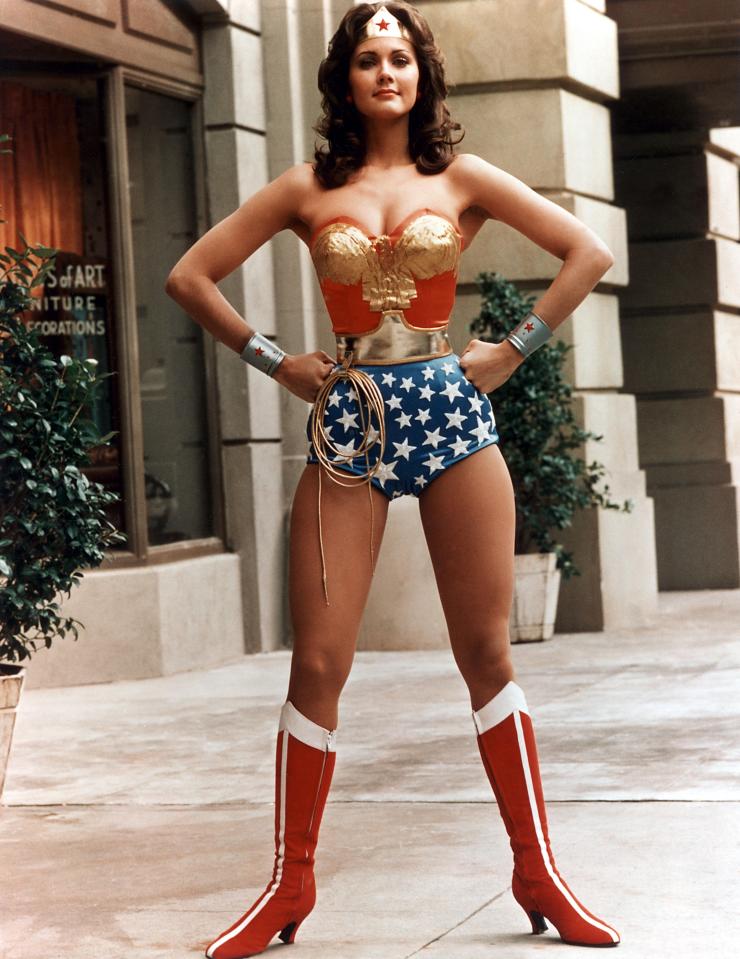  A variant of the iconic Tory stance was made popular by superhero Wonder Woman