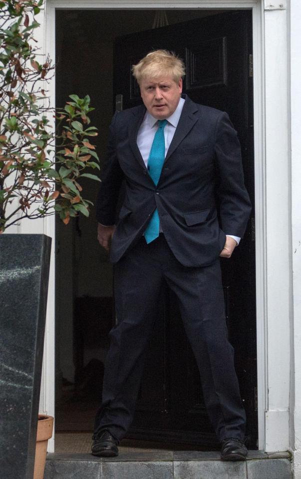  Opening up your stance, like Boris Johnson is doing here, can be useful to assert an air of dominance