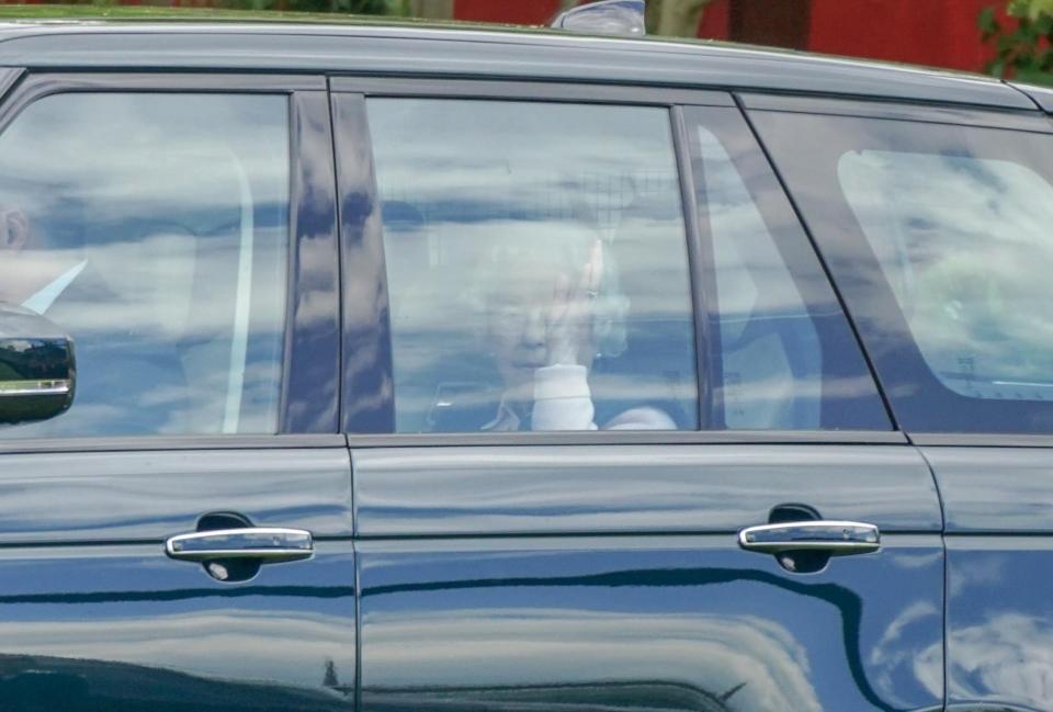  Prince Charles did not accompany the Queen in the same vehicle as it is understood he made his own way to Kensington Palace