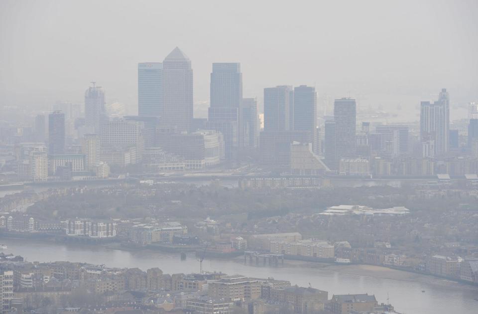  Dozens of towns across Britain are revealed to have unsafe levels of pollution, and they're not in Greater London