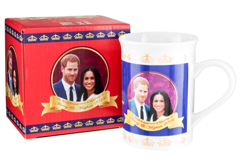 The commemorative mug is £2