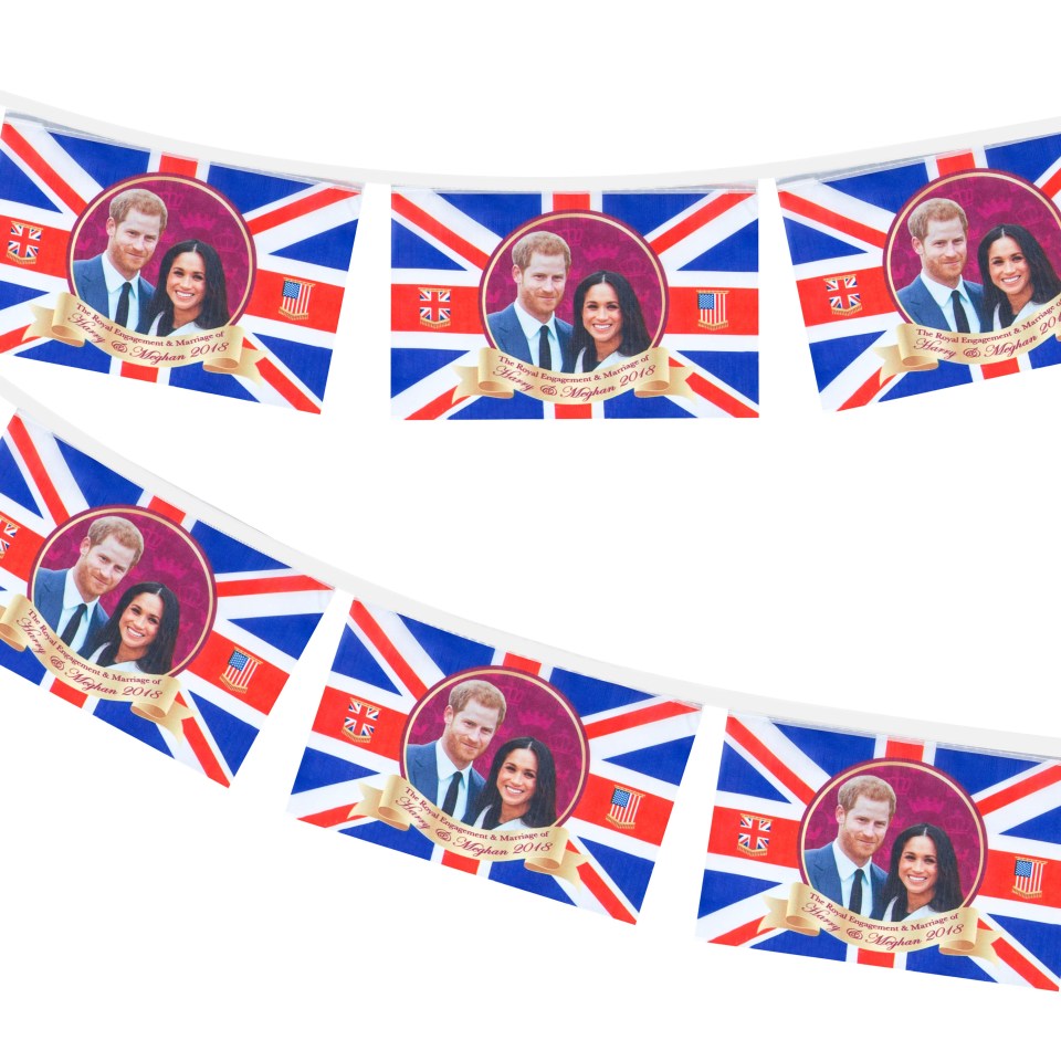 Fly the flag for the couple with this bunting