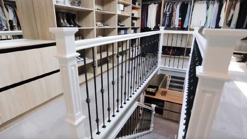 This two-storey walk-in wardrobe is the fashion hoarder’s dream