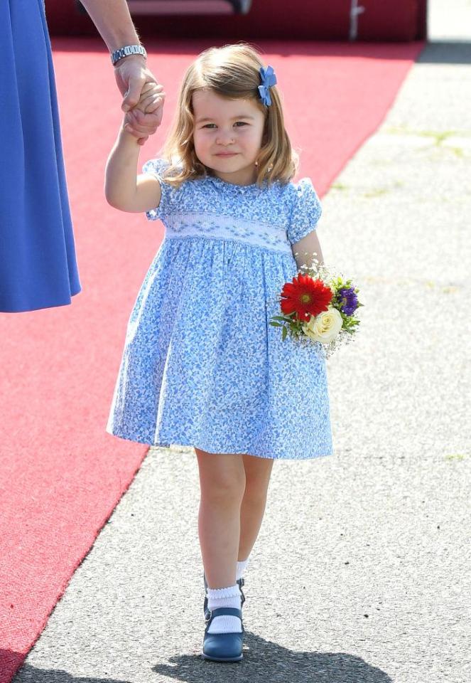  Princess Charlotte is one of six bridesmaids