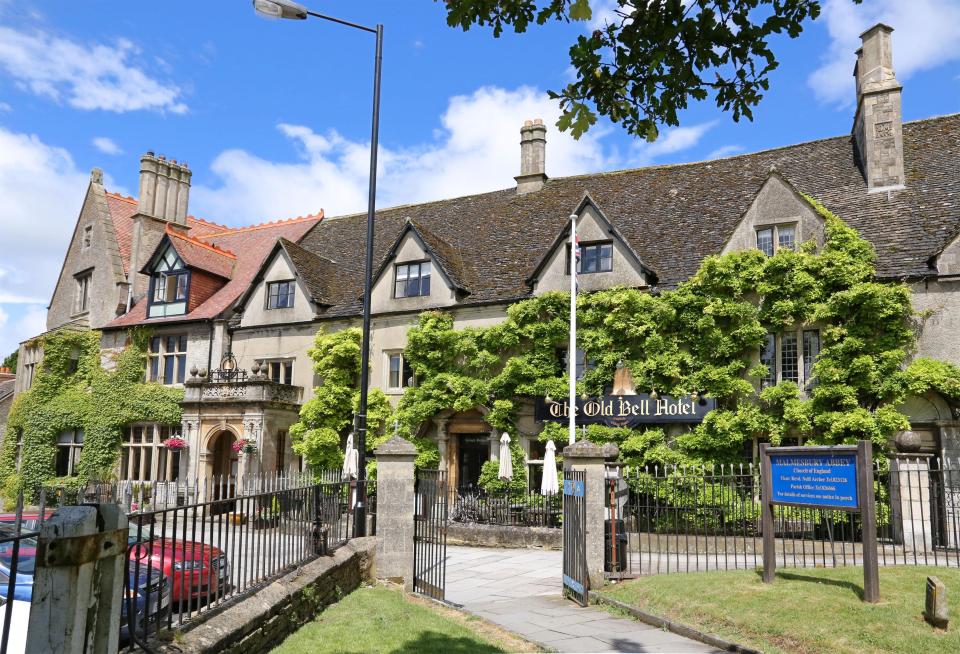  Inn-teresting  . . . The Old Bell Hotel in the shadow of ­Malmesbury Abbey