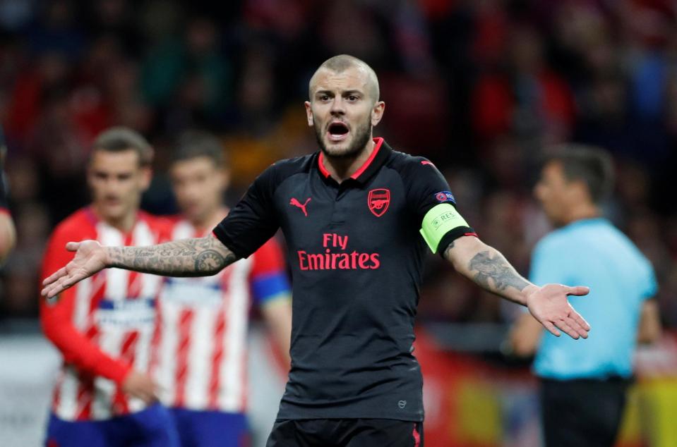  Jack Wilshere has been a regular in the Arsenal side this seasonbut will miss the World Cup