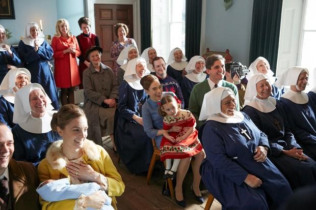  Miriam Margolyes - seen here bottom right - will be in the show's Christmas special