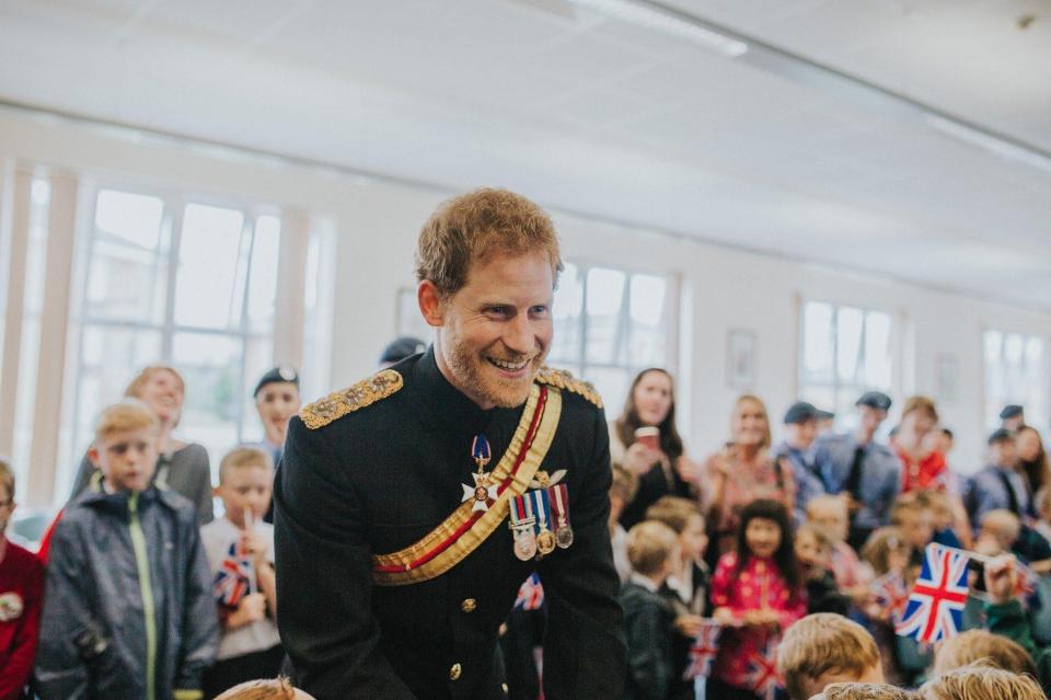  Brook Rose O'Brien took a photograph of Prince Harry in July 2017 at RAF Honington