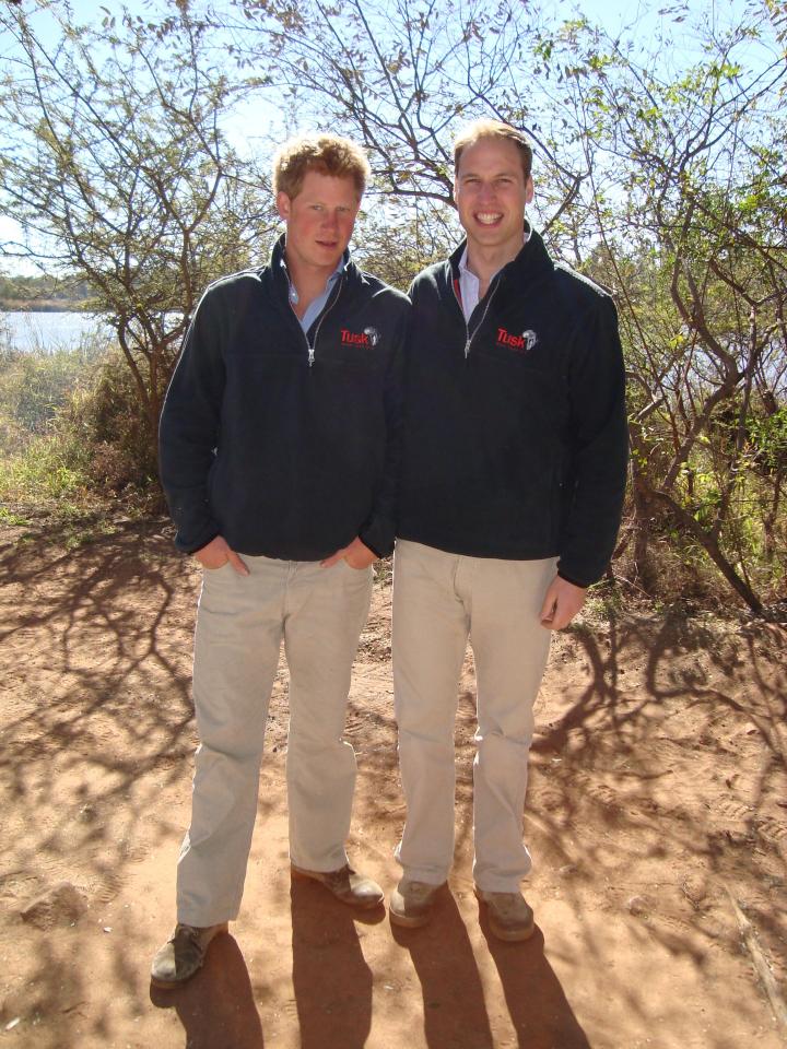  John Aves took this photo of the brothers together in Botswana