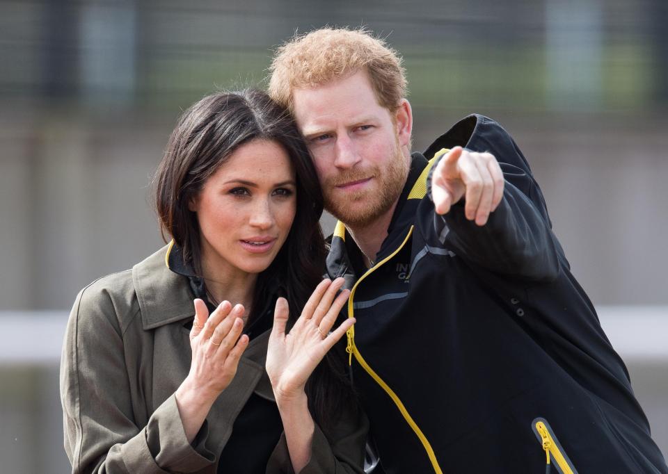  Meghan and Harry at the Invictus Games Trials last month