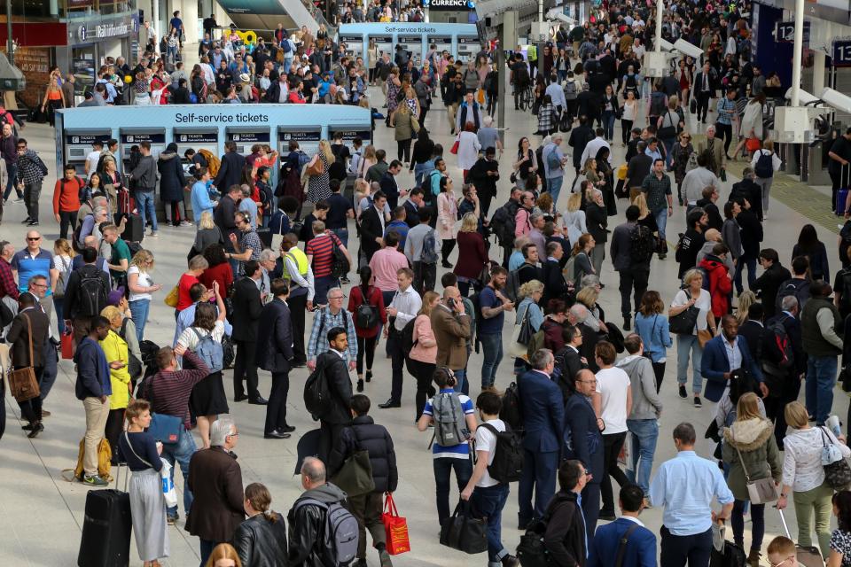  The country's train stations are expected to be busy as people make the most of the sun