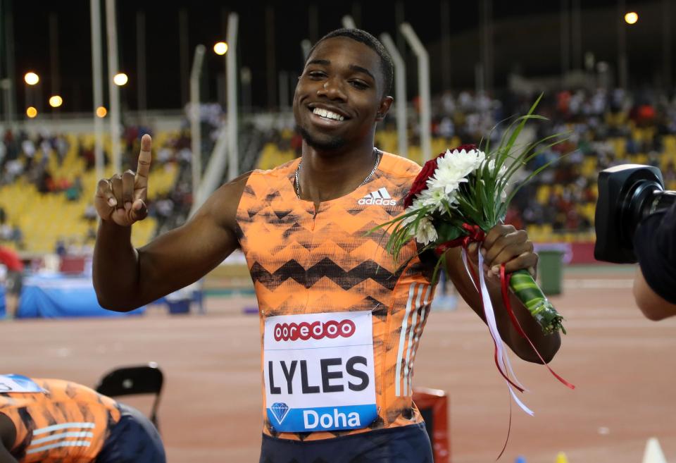 Noah Lyles is another big name in contention to take over from Usain Bolt