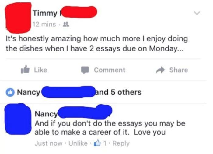 This brutal comment from one person’s grandma reminds them of the importance of education