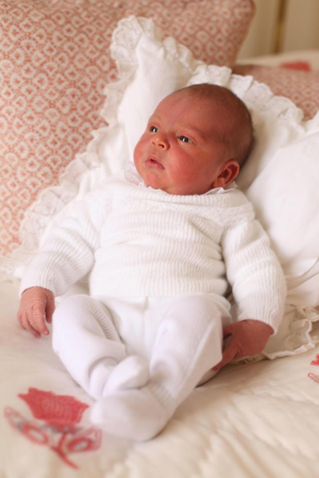  Bonnie Prince Louis was just three days old when this lovely snap was taken