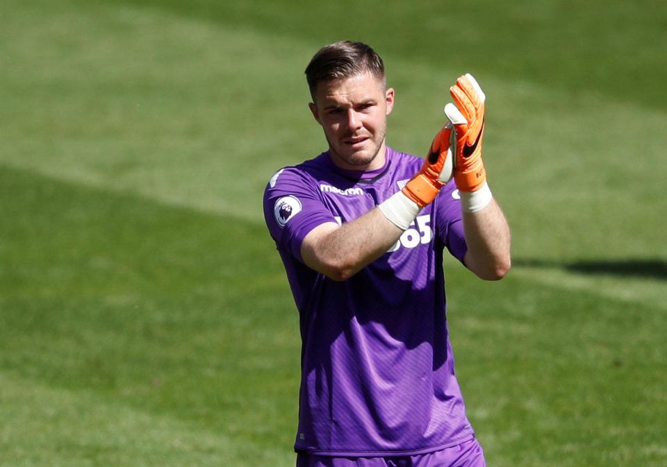  Jack Butland was reduced to tears following the full-time whistle against the Eagles