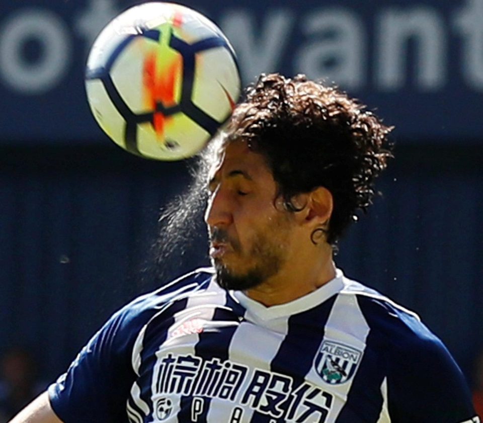  Hegazi played in but one of West Brom's games last season