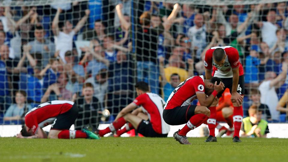  Southampton conceded in the dying stages against Everton as they drew 1-1 at Goodison Park