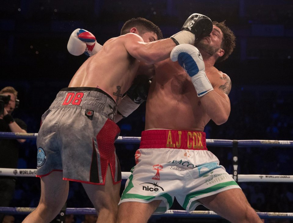  Ryder, 29, dispatched Cox in the second round after the Swindon southpaw failed to make the count