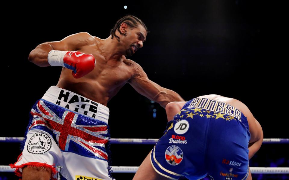  David Haye had made a promising start to the fight in his bid to avenge his defeat last year