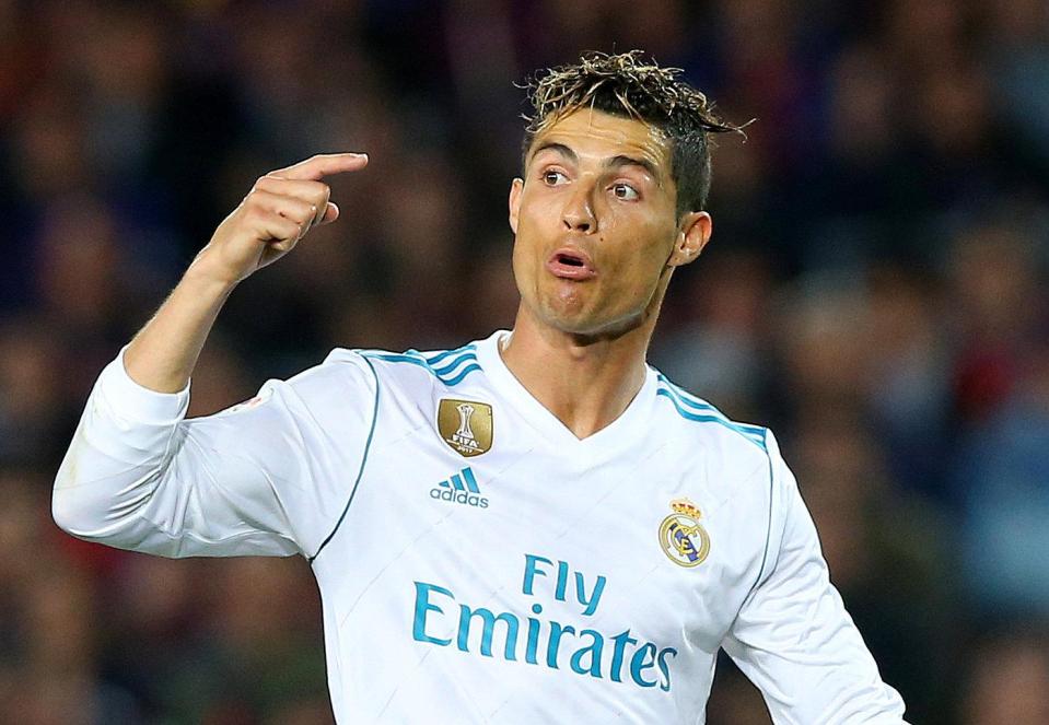  Cristiano Ronaldo could win his fifth Champions League title if Real Madrid beat Liverpool in two weeks