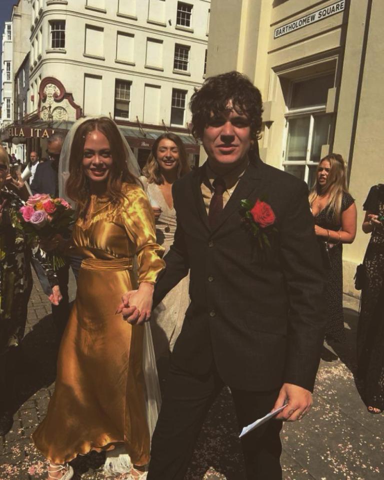  Frankie married girlfriend Bianca Murphy in Brighton after getting engaged in January